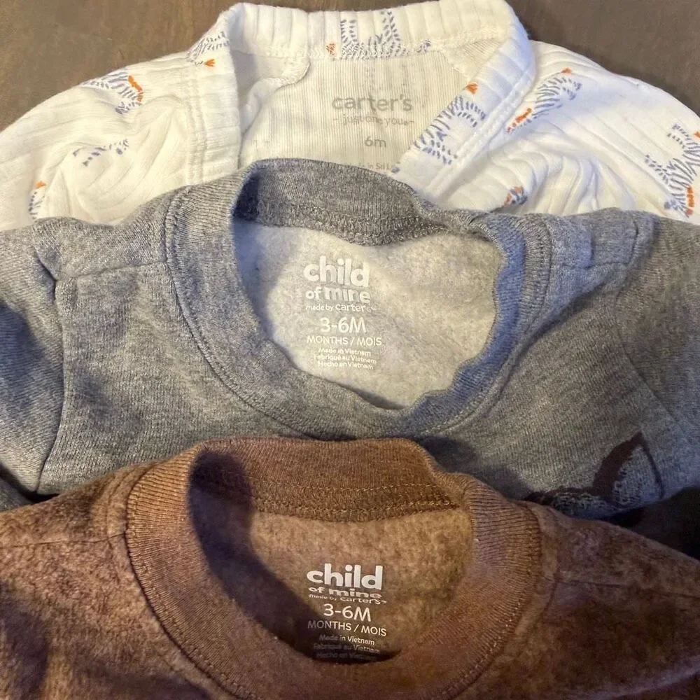 Carter's 3-6 months Boys Clothing Bundle